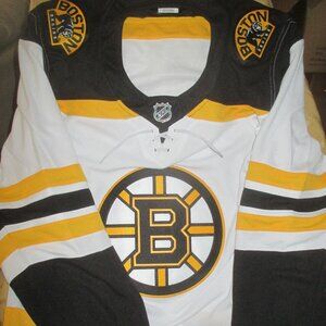 BOSTON BRUINS Fanatics Premium NHL Hockey Jersey White Size 54 EMBROIDERED